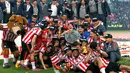 Keempat gol PSV disarangkan Luuk de Jong menit ke-3 dan menit ke-41, Memphis Depay menit ke-23, serta Luciano Narsingh di menit ke-88. Gol balasan Heerenveen dicetak Joey van den Berg menit ke-27. (psv.nl)