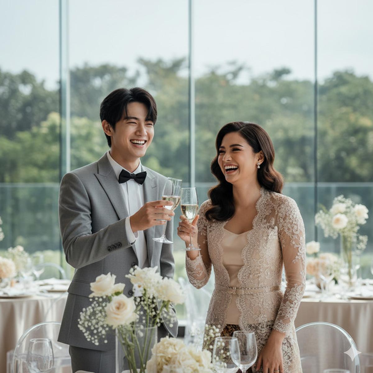 Prompt AI Kondangan bareng Idol K-Pop yang Natural dan Seru, Bikin Impian Jadi Nyata