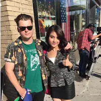 Nabilah JKT48 dan Spencer Breslin. (Twitter)