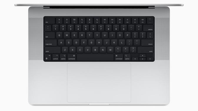 Apple merilis MacBook Pro 14 inci dan 16 inci, ini tampilan keyboardnya. (Foto: Apple Newsroom)