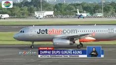 Dari hasil paper test yang dilakukan otoritas bandaram, tidak ditemukan paparan abu vulkanik di landasan pacu yang dapat mengganggu penerbangan.