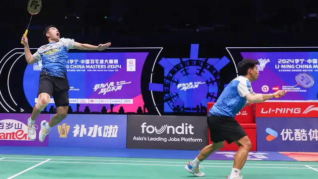 Sabar Karyaman Gutama/Moh Reza Pahlevi Isfahani - China Masters 2024 - Bulu Tangkis
