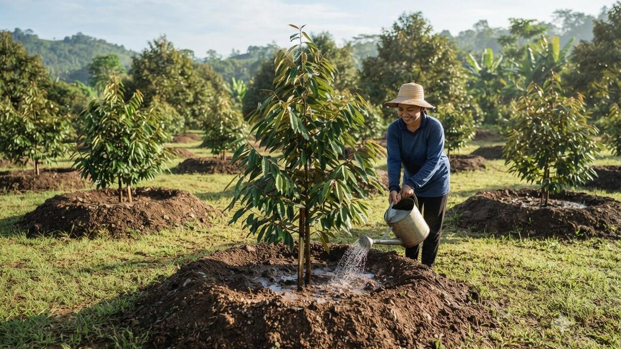 Cara Merawat Pohon Durian Muda agar Cepat Tumbuh