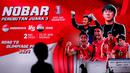 Para penonton meninggalkan tempat nonton bareng pertandingan perebutan juara ketiga Piala Asia U-23 2024 antara Timnas Indonesia U-23 melawan Irak U-23 di Kompleks Monumen Nasional (Monas), Jakarta, Kamis (03/05/2024). (Bola.com/Bagaskara Lazuardi)