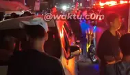 Xenia Hantam 4 Motor di Pondok Gede, Dua Orang Luka Berat