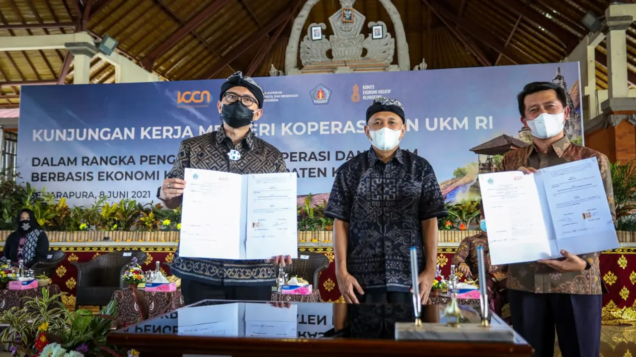MenkopUKM: Bangkitkan Ekonomi Klungkung Bali, Pemberdayaan Koperasi dan UMKM Harus Dilakukan