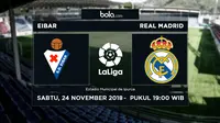 La Liga Eibar Vs Real Madrid (Bola.com/Adreanus Titus)