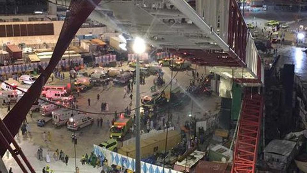 Raja Saudi larang perusahaan pemilik crane jatuh garap proyek