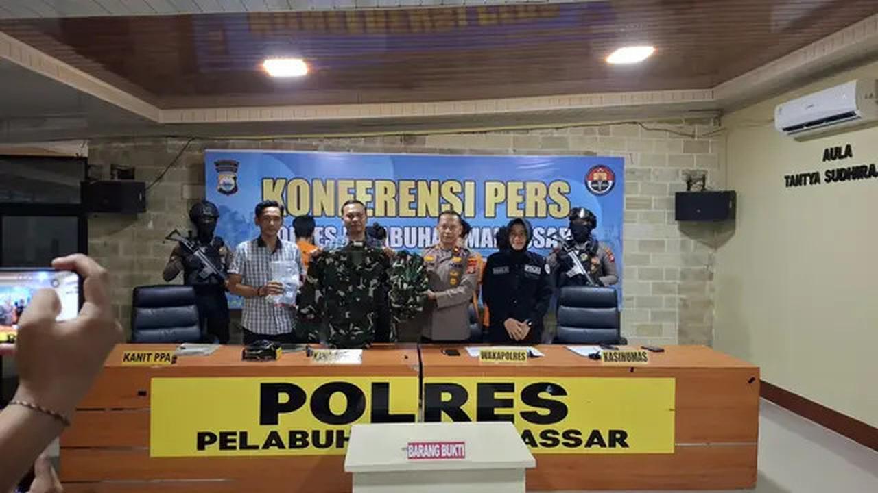 Bajing Loncat Beraksi di Makassar, Curi 40 Seragam Dinas TNI AL lalu Dijual Rp30 Ribu