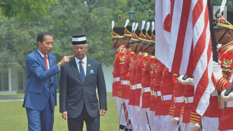 Presiden Jokowi Terima Kunjungan Raja Malaysia di Istana Bogor