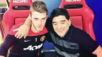 Tunangan Maradona `Main Mata` dengan De Gea