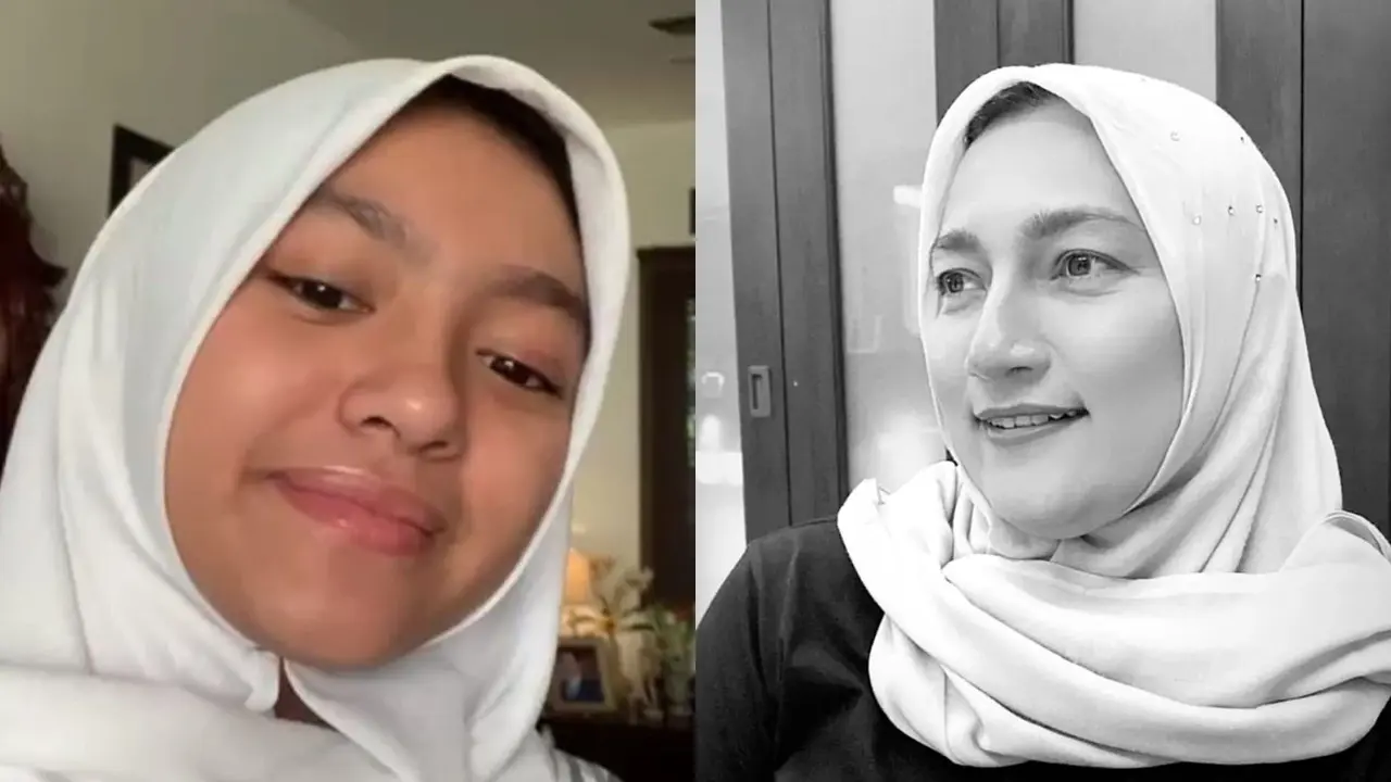 Alleia Anak Ariel Noah Pakai Hijab