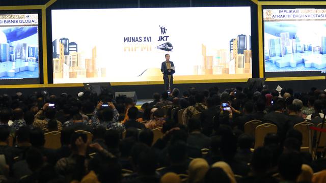 Presiden Jokowi Resmikan Munas HIPMI