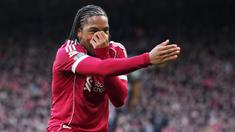 Rio Ngumoha kembali mencuri perhatian dalam kemenangan Liverpool di Liga Inggris 2025/2026, Sabtu (11/04/2026). (AP Photo/Jon Super)