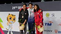 Indonesia menambah raihan medali perak lewat Yessy Venesia Yosaputra dari cabang akuatik nomor renang 200 meter gaya punggung putri, Selasa (22/8/2017) (PRSI)