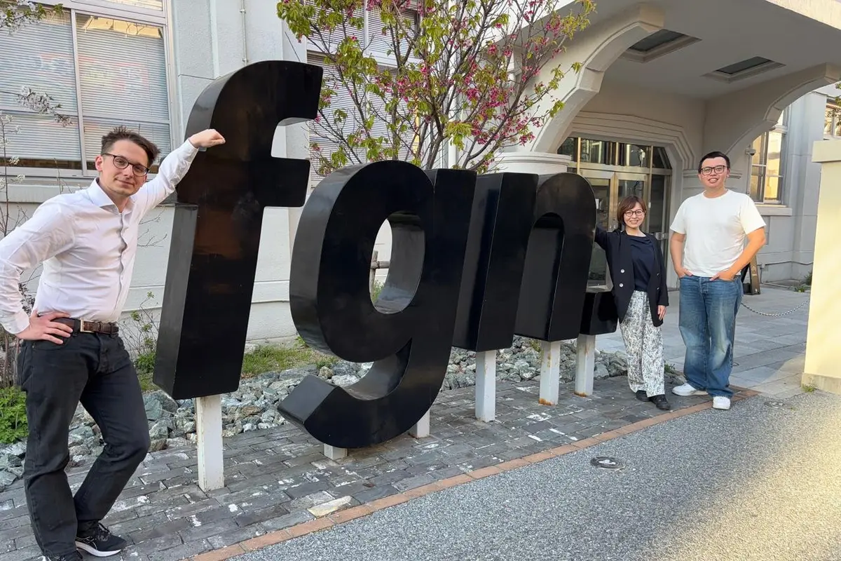 Pendiri startup kehutanan Nosuta di Jepang, Viko Gara dan Aril Aditian. Credit: Nosuta