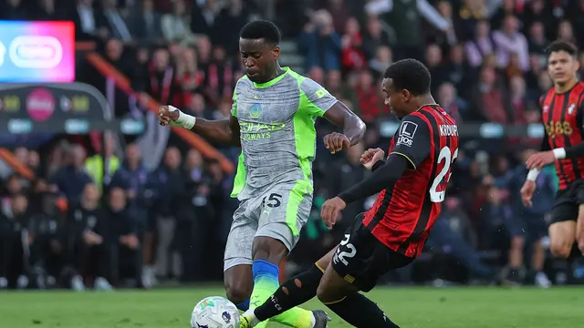 bournemouth vs manchester city liga inggris