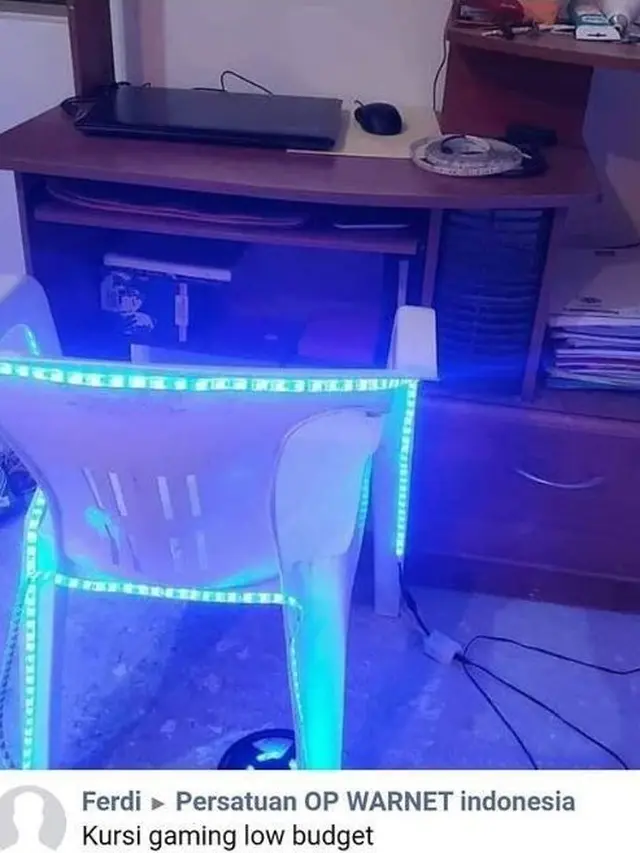 7 Potret Komputer dan Kursi Game Versi 'Low Budget' Ini Kreatif Banget