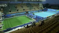 Kolam Olimpiade 2016 yang Berubah Hijau Akhirnya Dikuras