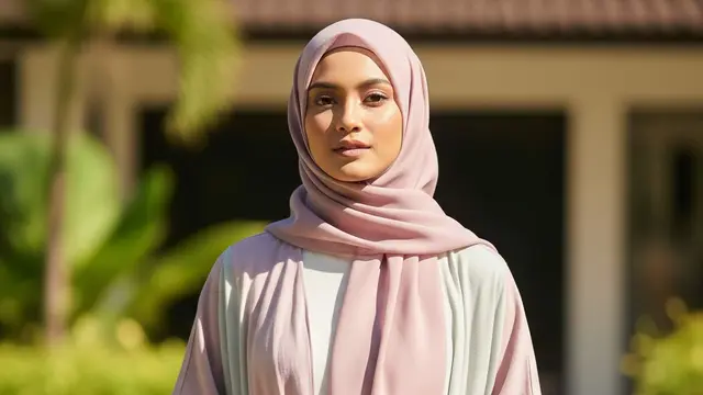Model Gamis Abaya Linen Adem Cocok untuk Cuaca Panas