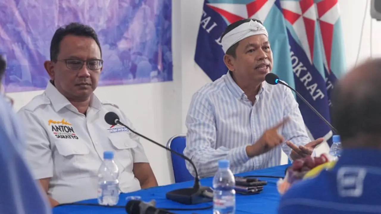 Berkunjung ke DPD Demokrat Jabar, Dedi Mulyadi: Tugas Kita Membangun Komunikasi