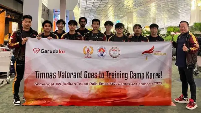 Tim Nasional Esports Valorant Indonesia dan Sekretaris-Jenderal PB ESI Frengky Ong