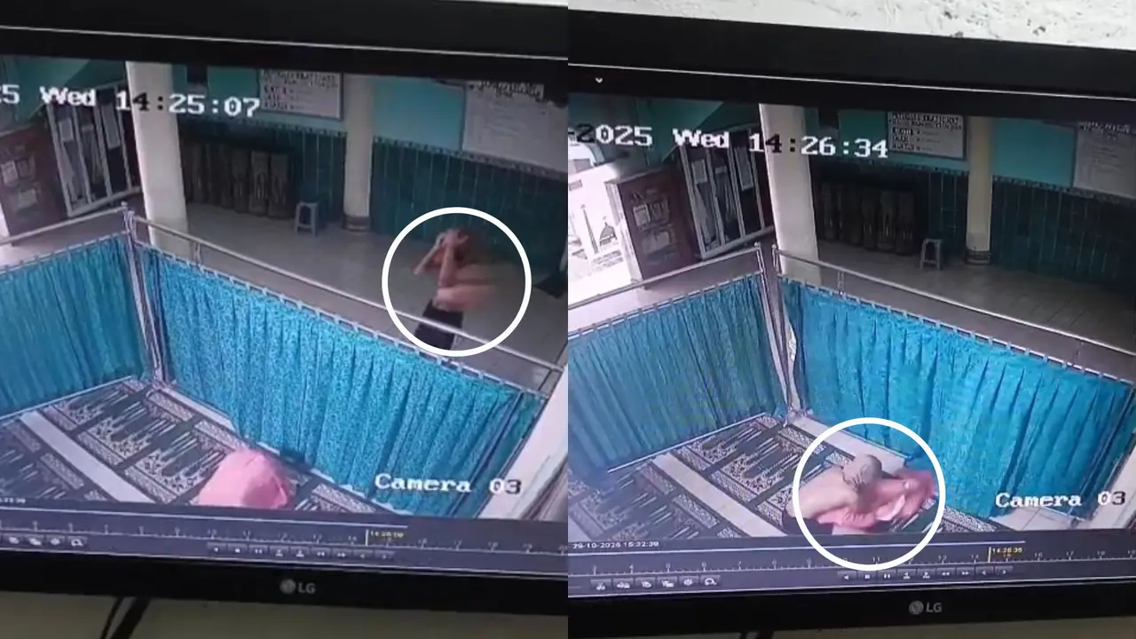 Pemuda di Lampung Nekat Perkosa Wanita saat Sedang Salat dalam Masjid