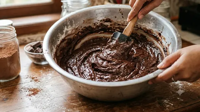 Adonan brownies