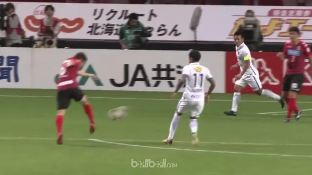 Consadole Sapporo sebagai tuan rumah gagal membendung Kashima Antlers setelah kalah 1-2. This video is presented by Ballball.