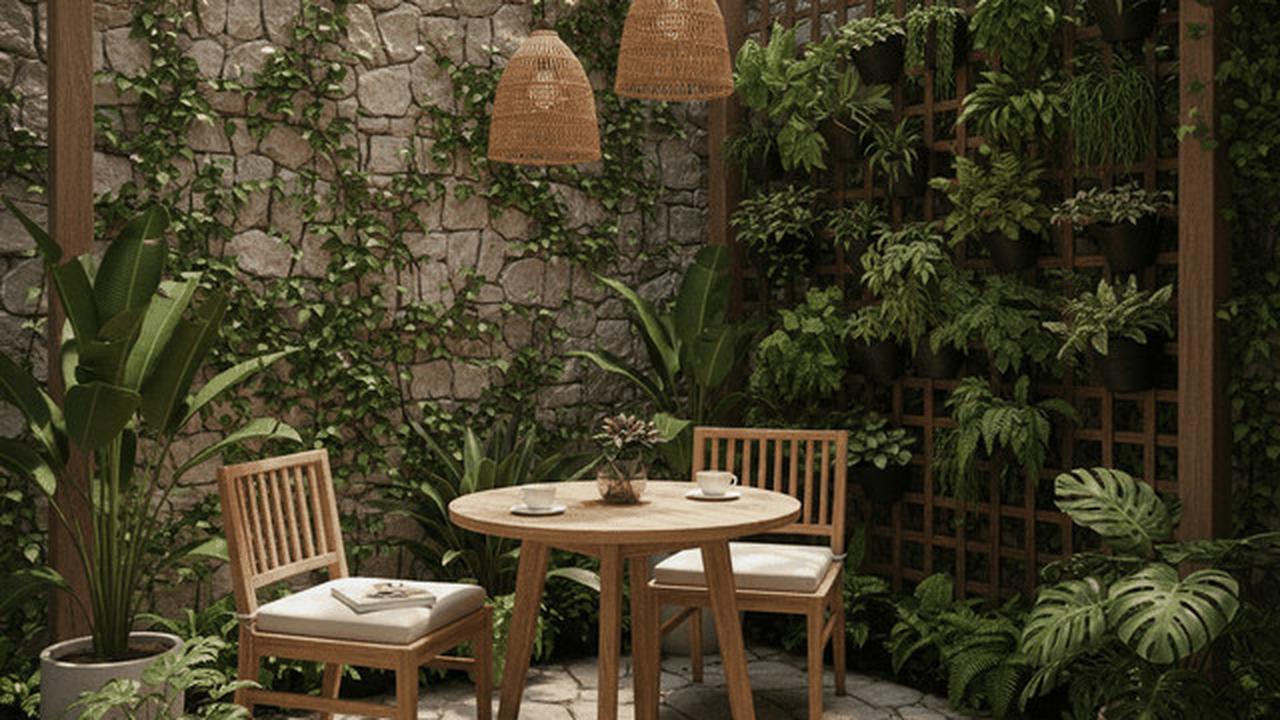 10 Desain Teras Kecil Tapi Estetik Mirip Cafe Mini di Rumah, Estetik Instagramable