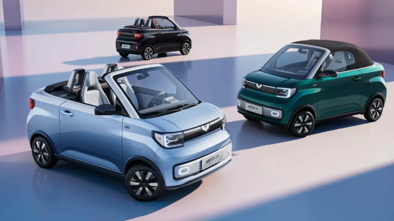 Wuling Mini EV kini lebih stylish dengan model cabrio (Carnewschina)