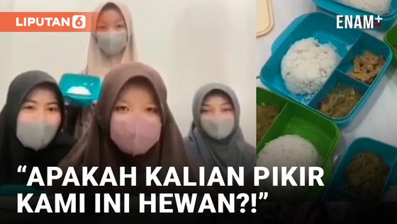 VIDEO: Santriwati Ma’had UIN Walisongo Jengah Berkali-kali Diberi Makanan Basi