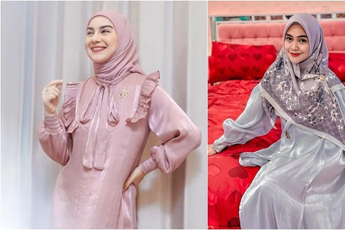 7 Potret Artis Pakai Baju Shimmer, Diprediksi Jadi Tren Lebaran 2024