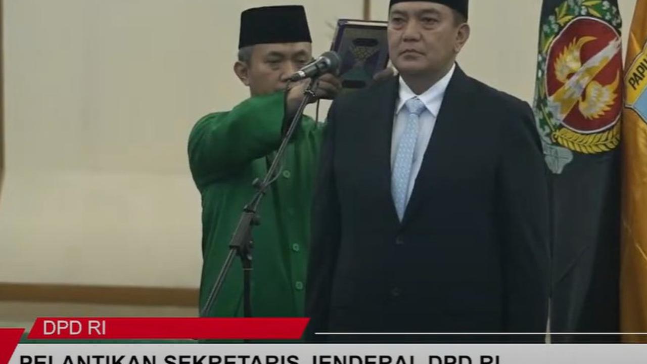 Jenderal Polisi Bintang Dua Ini Jabat Sekjen DPD, Pelantikannya Dinilai Buka Potensi Konflik Kepentingan