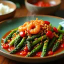 Resep Asparagus Terasi Gurih Pedas yang Praktis