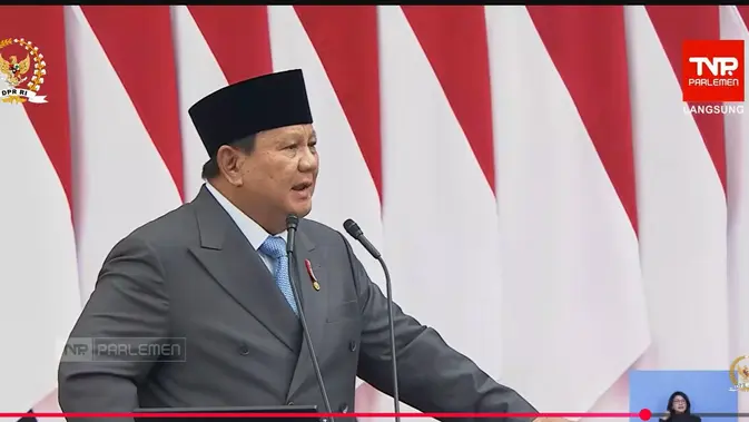 Pidato Prabowo di Sidang Tahunan: Libas Spekulan Lewat 30.000 Koperasi Merah Putih