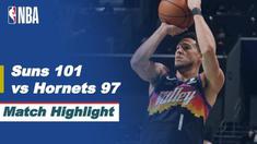 Berita video highlights laga musim reguler NBA 2020/2021 antara Charlotte Hornets melawan Phoenix Suns yang berakhir dengan skor 97-101, Senin (29/3/2021) pagi hari WIB.