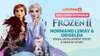 Wawancara eksklusif dengan Griselda Sastrawinata, orang indonesia yg bekerja di Disney Amerika. Ia menjadi Visual Development Artist film frozen. Suaminya, Normand Lemay juga bertanggung jawab sebagai Head of Story frozen 2.