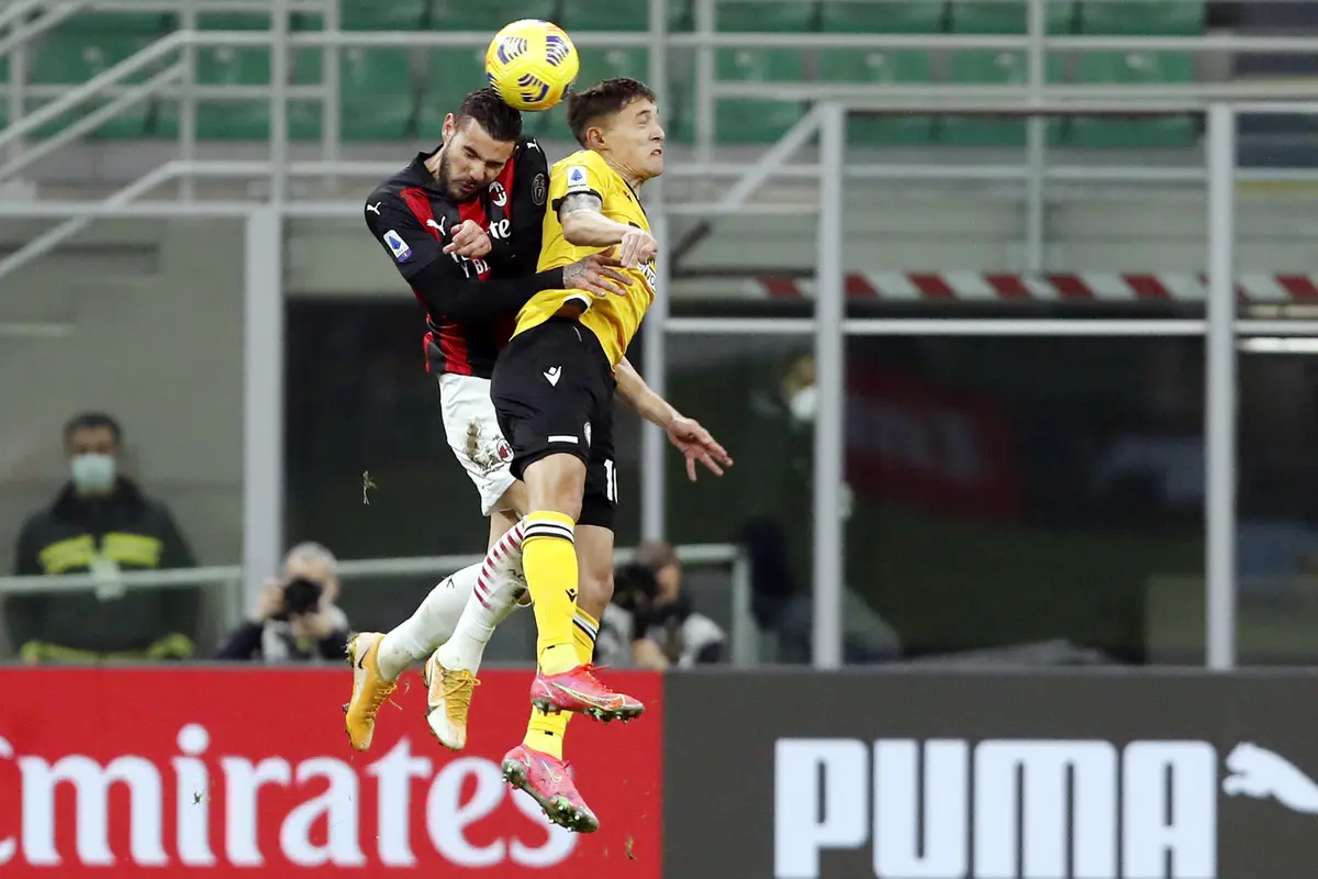 AC Milan Ditahan Imbang Udinese 1-1 di San Siro