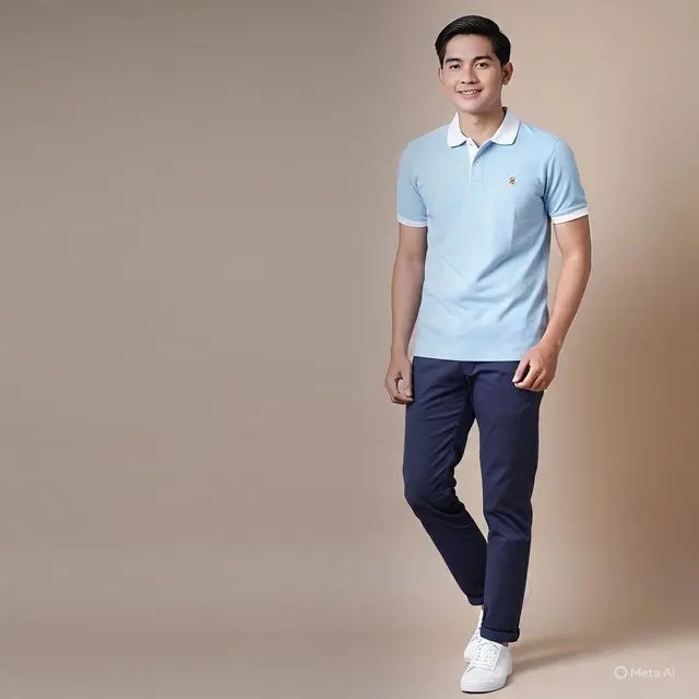 Outfit Kuliah Pria Kaos Polo + Chino