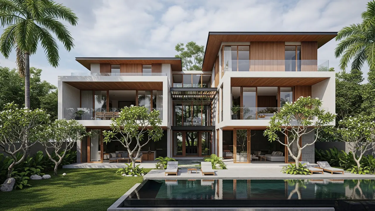 Gambar Desain Rumah Bertingkat yang Modern dan Fungsional