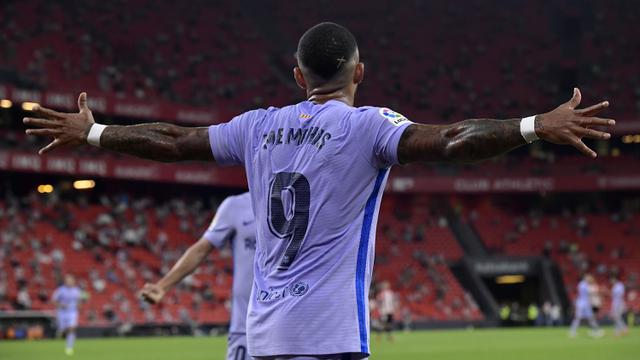Foto: Gol Memphis Depay Selamatkan Barcelona dari Kekalahan atas Athletic Bilbao di Liga Spanyol