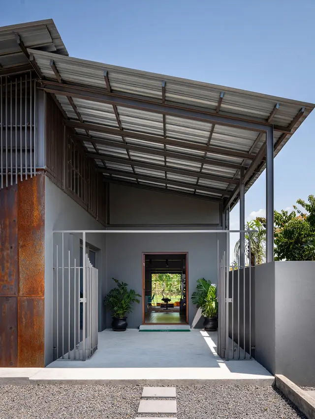 Inspirasi Teras Rumah Industrial