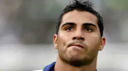 FC Porto&acute;s forward Ricardo Quaresma reacts at the end of the Portuguese Cup final against Sporting at the Nacional Stadium on May 18, 2008 in Oeiras, outskirts Lisbon. AFP PHOTO / MIGUEL RIOPA