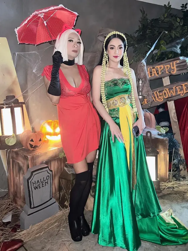 Celine Evangelista tampil cantik ala Nyi Roro Kidul