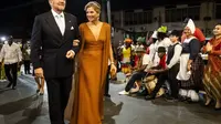 Ratu Maxima dari Belanda Kunjungi Suriname Usai dari Indonesia, Kenakan Tiara Bermata 27 Berlian