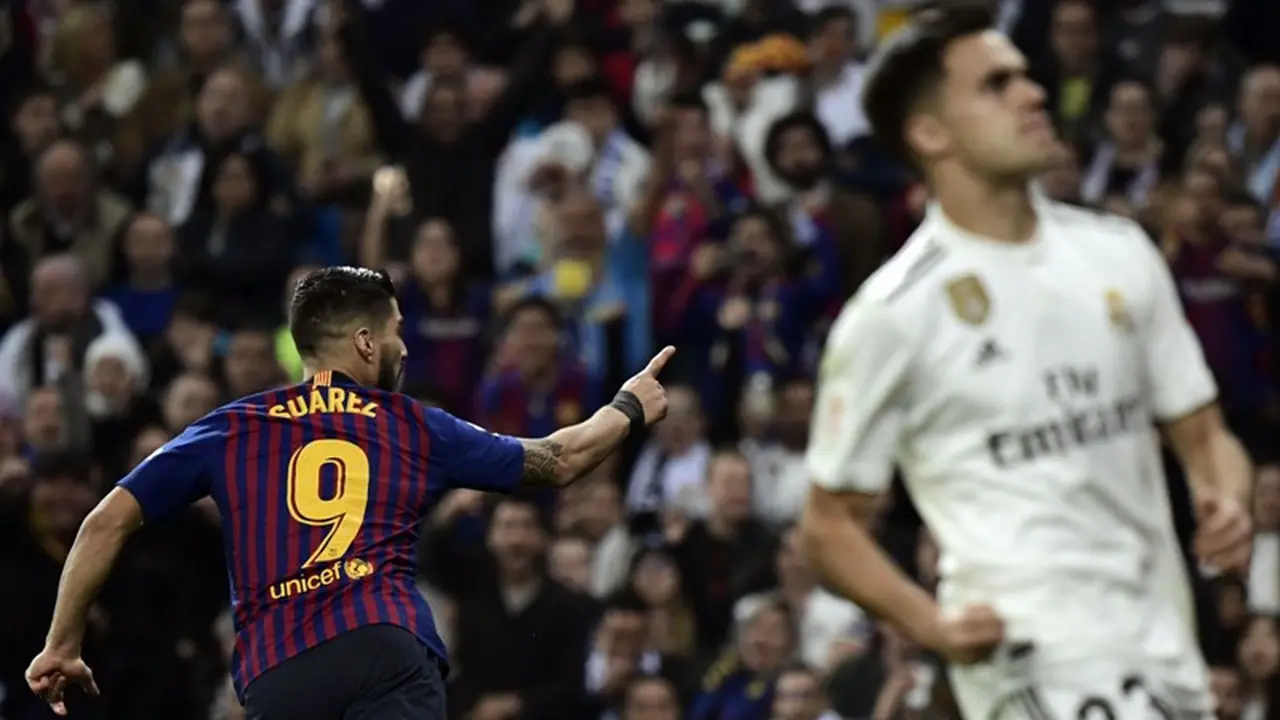 Penyerang Barcelona, Luis Suarez.