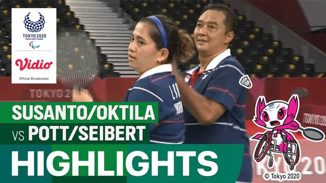 Berita Video, Highlights Pertandingan Ganda Campuran Indonesia Vs Jerman di Paralimpiade Tokyo 2020 pada Kamis (2/9/2021)