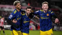 Hasil Pertandingan Liga Inggris: Bungkam Brentford, MU Akhiri Tren Buruk