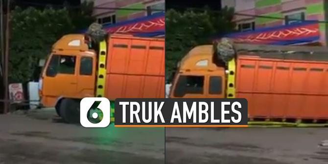 VIDEO: Duh, Truk Ambles Makin Apes Setelah Ditolong